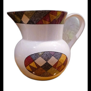 Studio Nova PALM DESERT Y2216 Porcelain Pitcher Designed By Nancy Green Thailand